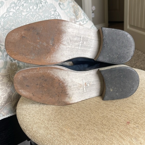 FREE PEOPLE Sutton Tight Slouch Leather Round-toe Boots - Picture 8 of 11